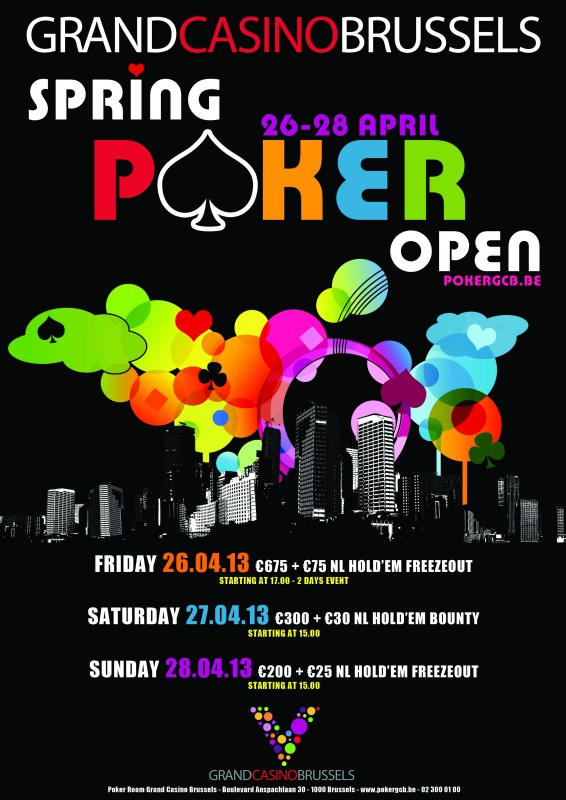 Grand Casino Brussels Spring Poker Open Together